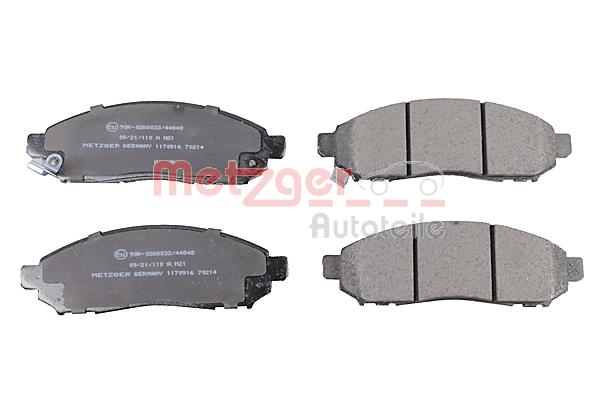 METZGER 1170916 GREENPARTS Bremsbelagsatz, Scheibenbremse
